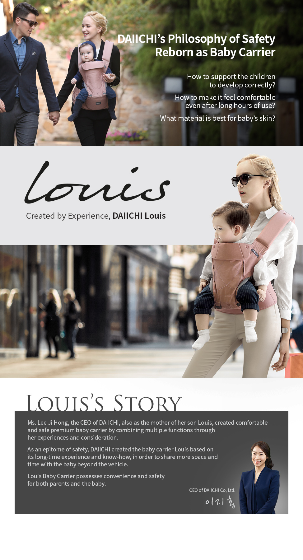 DAIICHI ‘Louis’, Create from experience